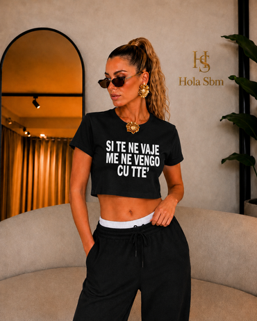T-shirt Crop Stelle