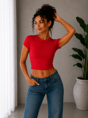 T-Shirt Crop Stefany