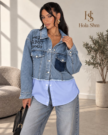 Camicia Rebel Denim celeste