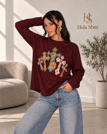 Maglia Croselle bordeaux