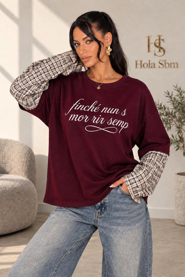 Maglia Zarell bordeaux