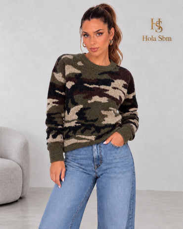 Maglione Seren verde militare