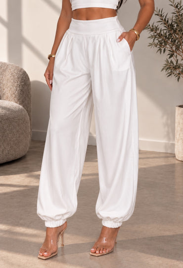 Pantalone Asia bianco
