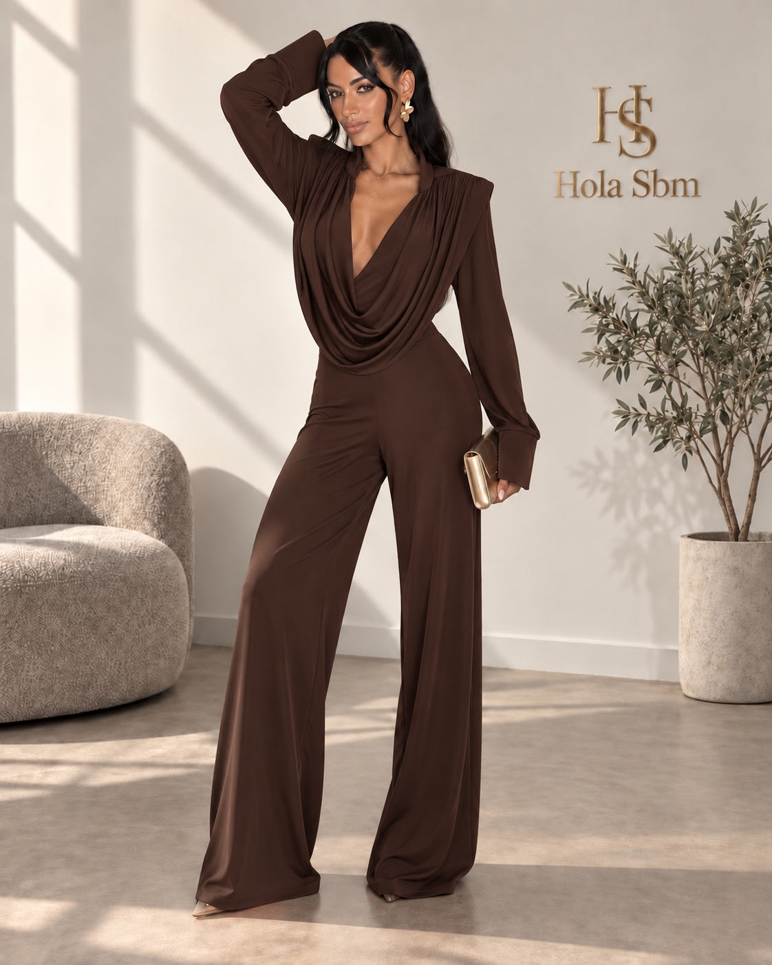 Jumpsuit Madam marrone