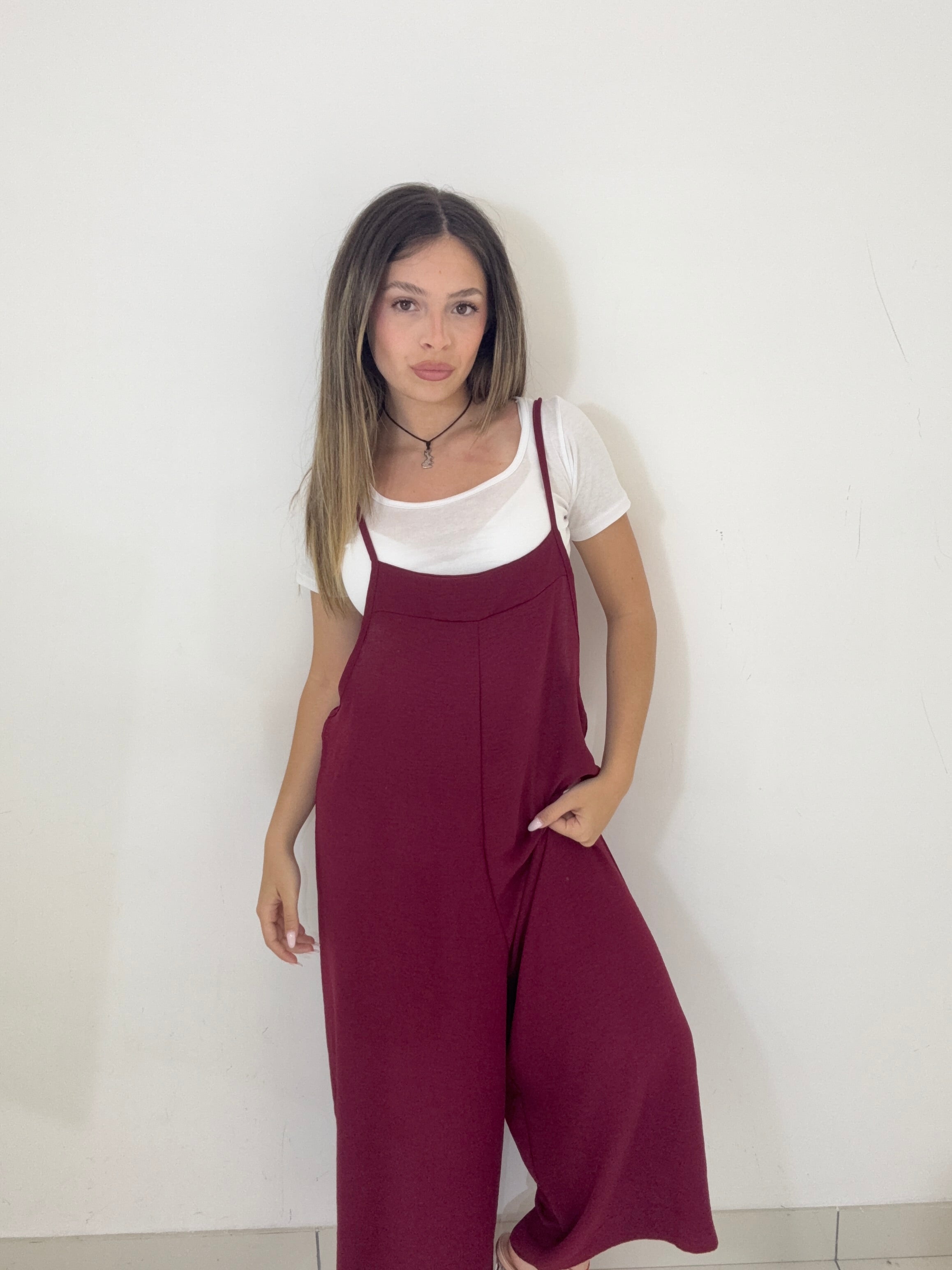 Salopette Christina con T-Shirt