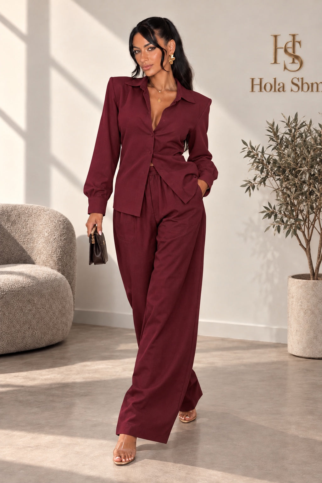 Coordset Velsira Bordeaux