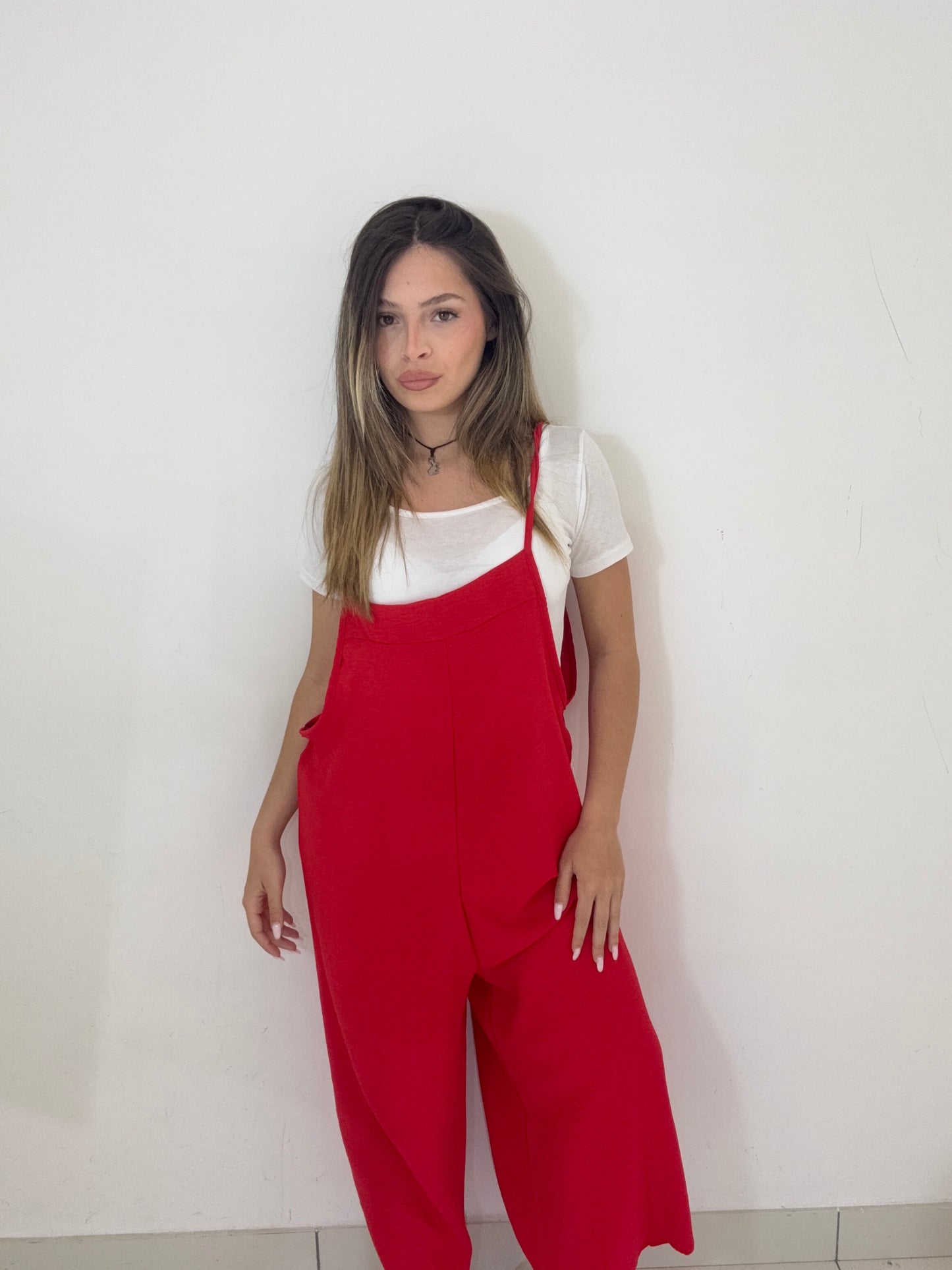 Salopette Christina con T-Shirt