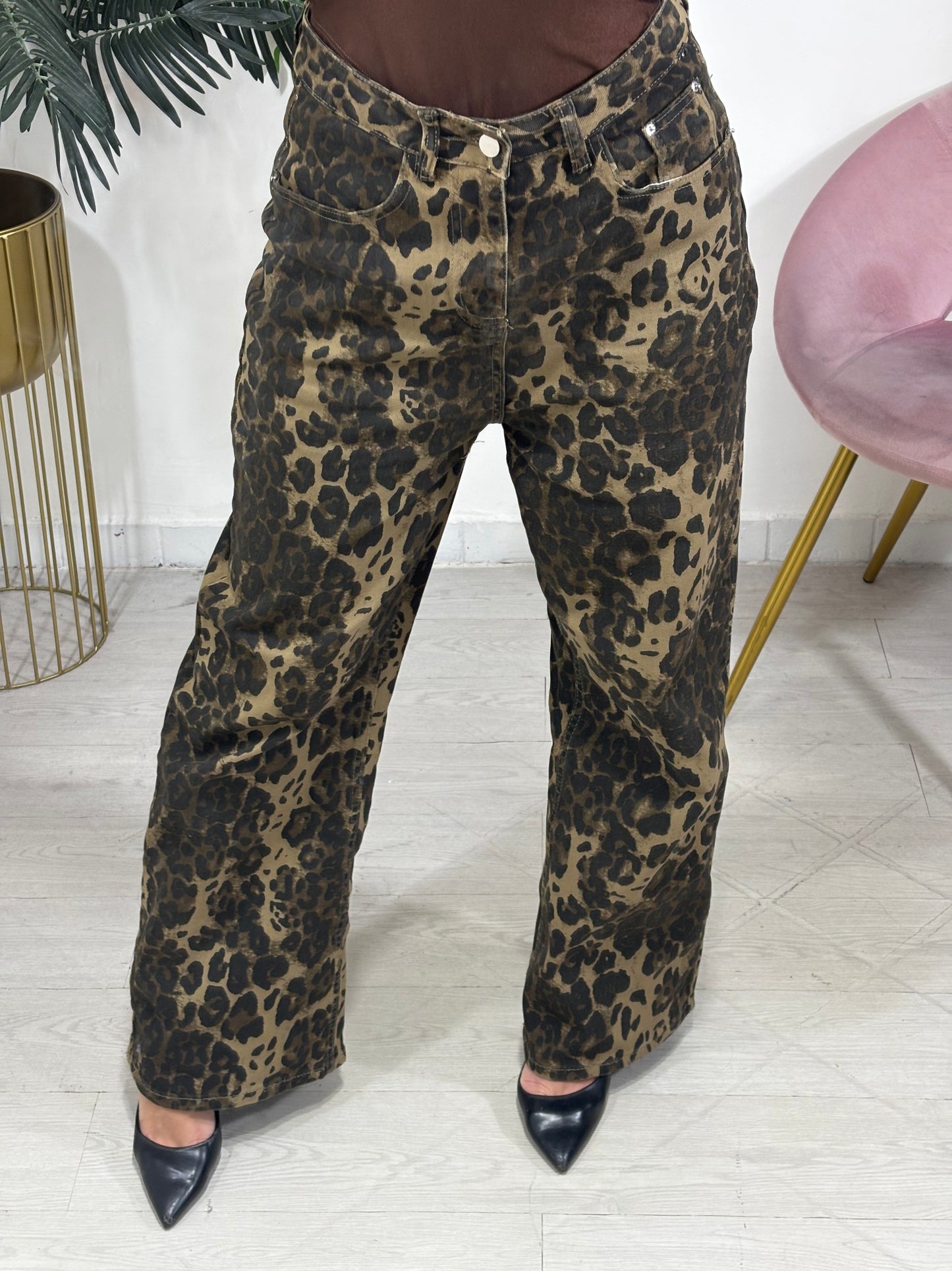 Jeans NEW Leopard