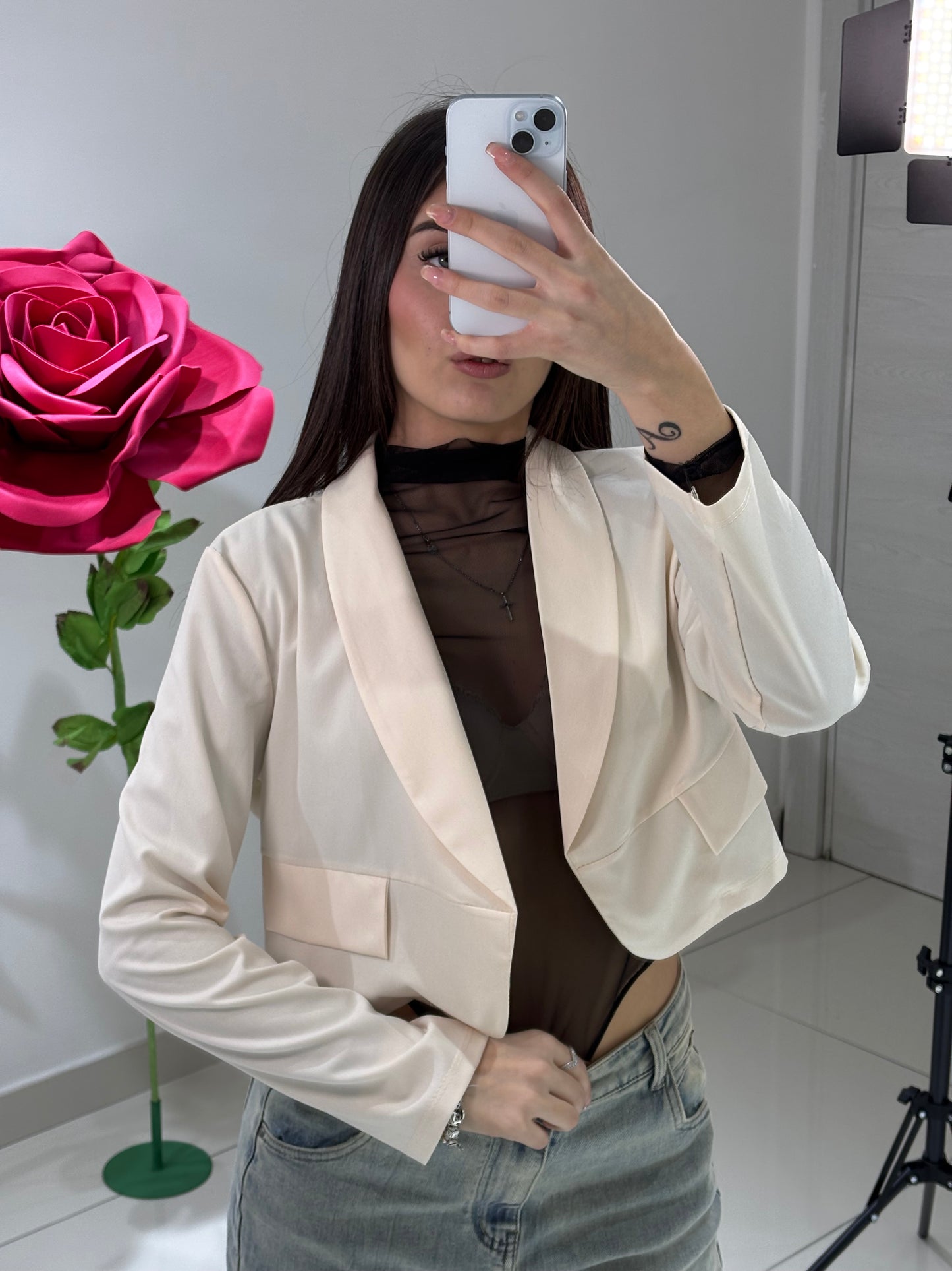 Blazer Crop Linda