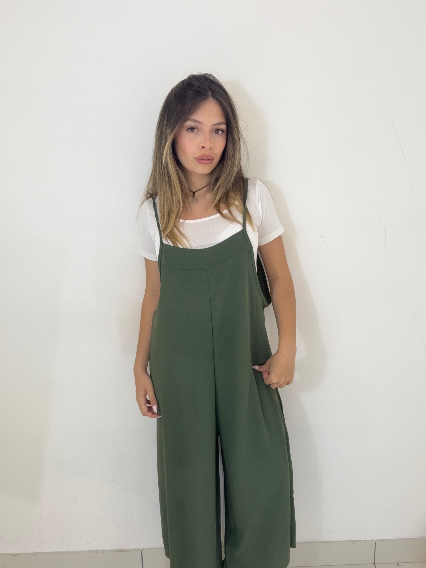 Salopette Christina con T-Shirt
