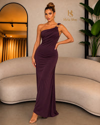 Abito Alena bordeaux