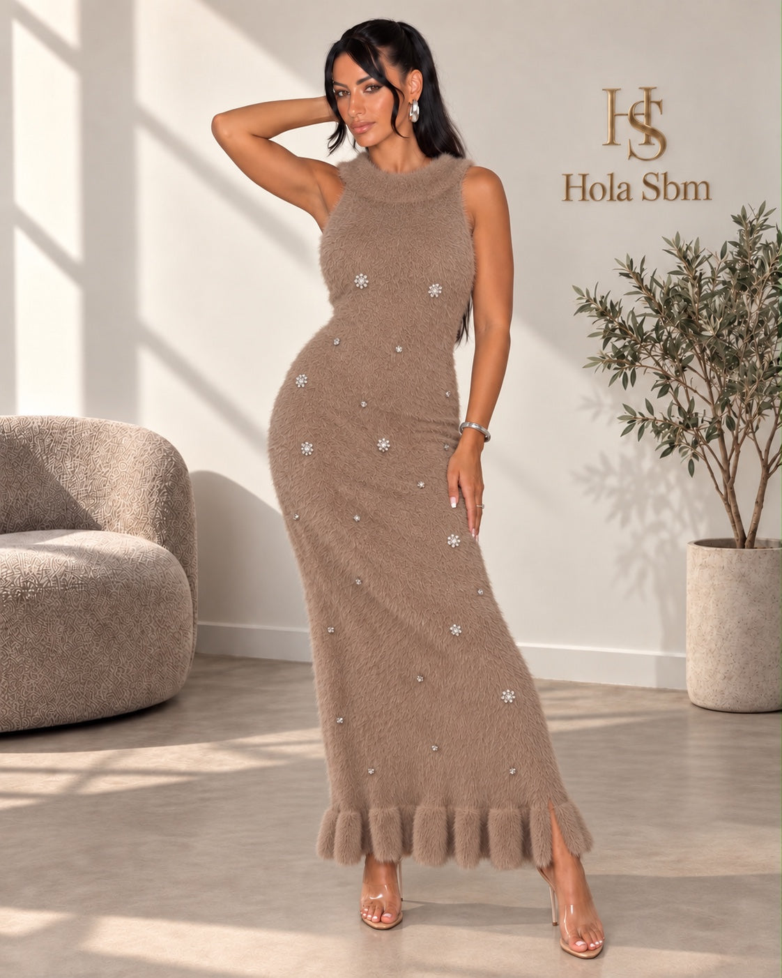 Abito Felicia beige