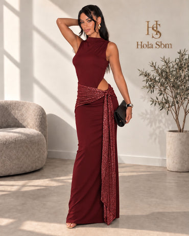 Abito Frank bordeaux