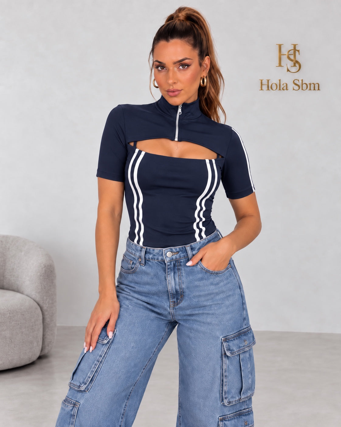 Body Clio blu navy