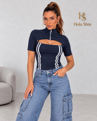 Body Clio blu navy