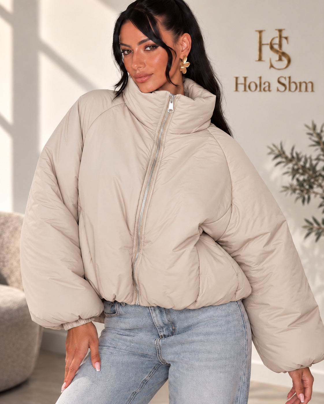Bomber Zavyra Beige