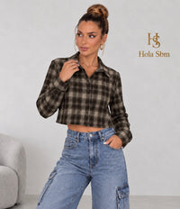 Camicia Narem marrone scuro