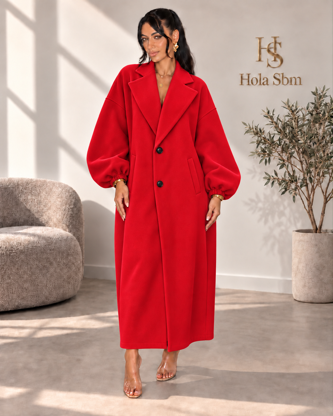 Cappotto Kaf - Rosso