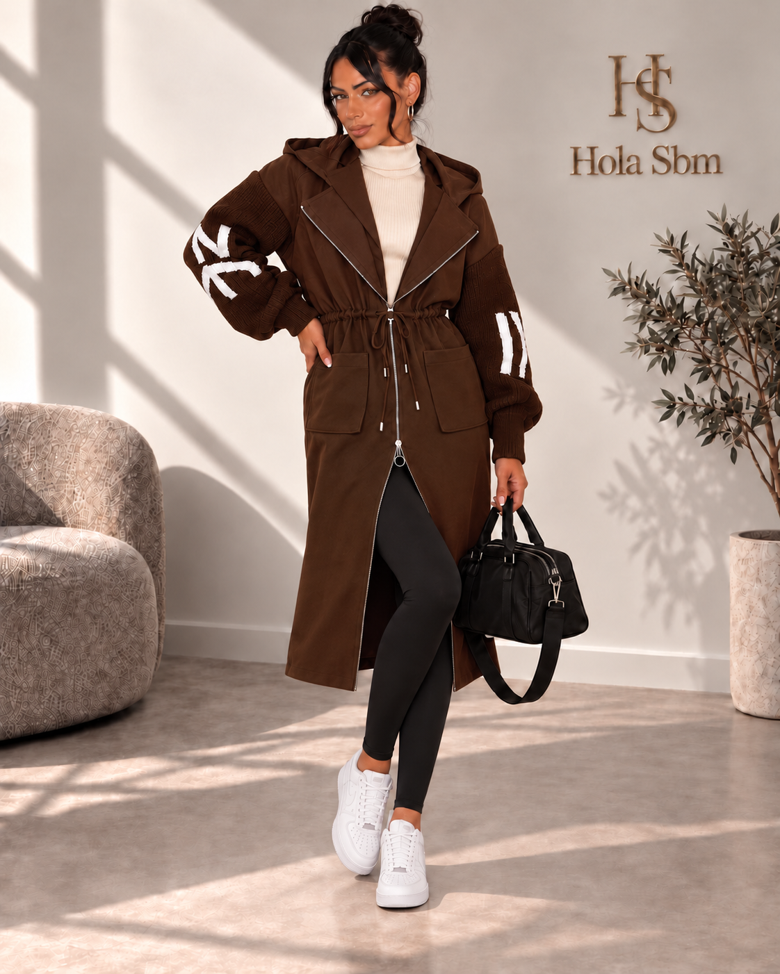 Cappotto Velnira Marrone