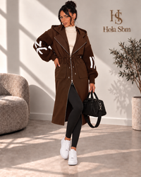 Cappotto Velnira Marrone