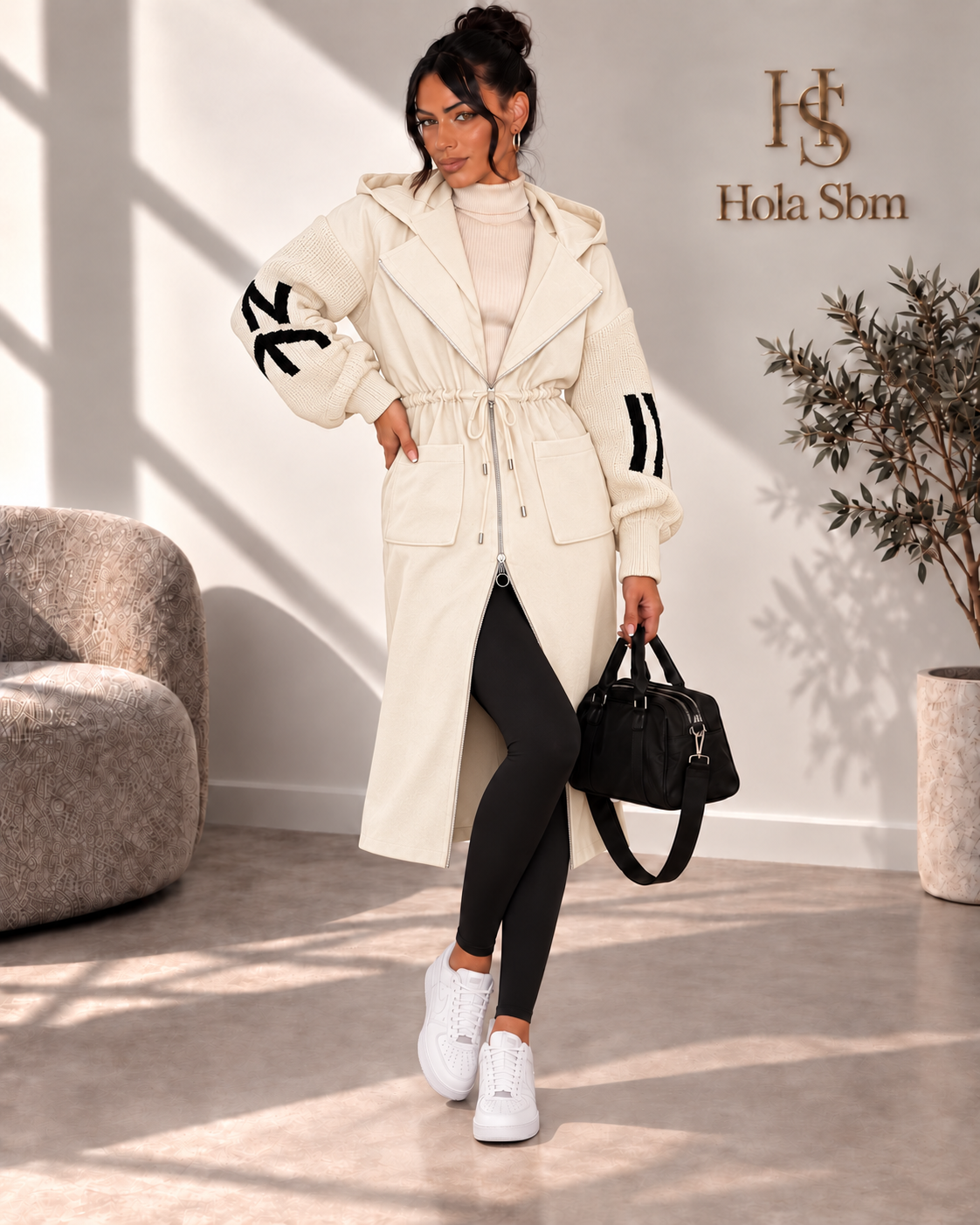Cappotto Velnira Panna