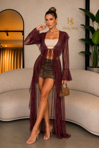 Cardigan Alina bordeaux