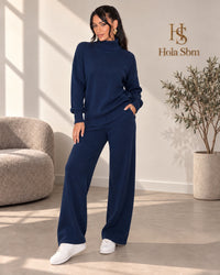 Coordset Elisir in lanetta - Blu navy - Hola SBM