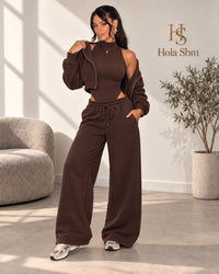 Coordset Kirevia marrone 3 pezzi