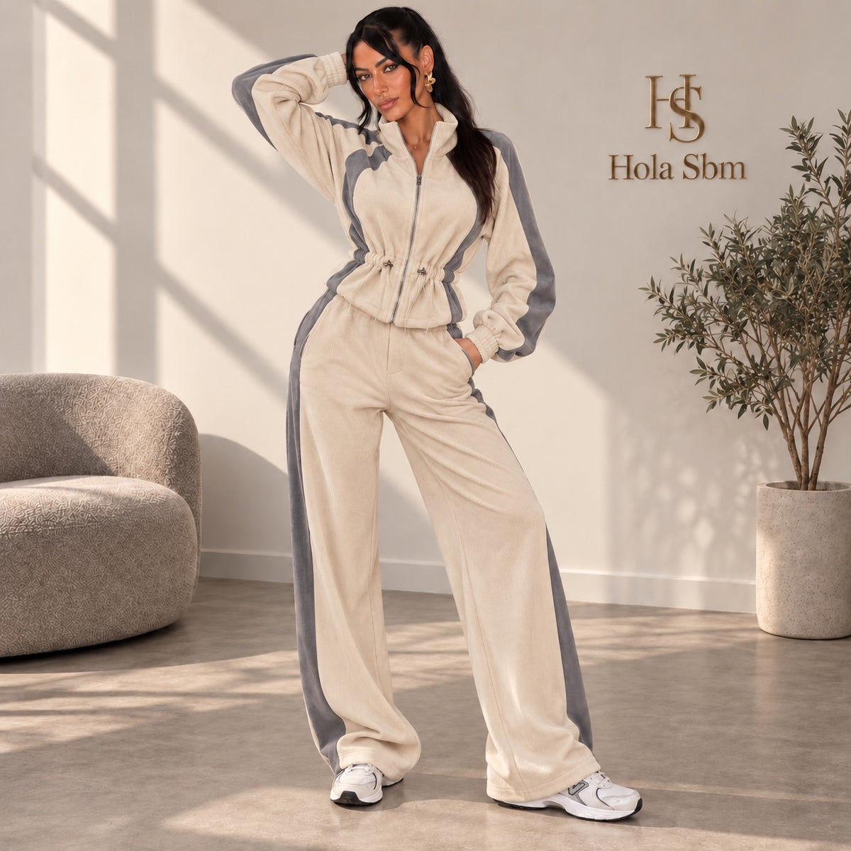 Coordset Marzia Beige Grigio