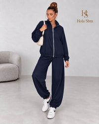 Coordset Oriental - Blu navy