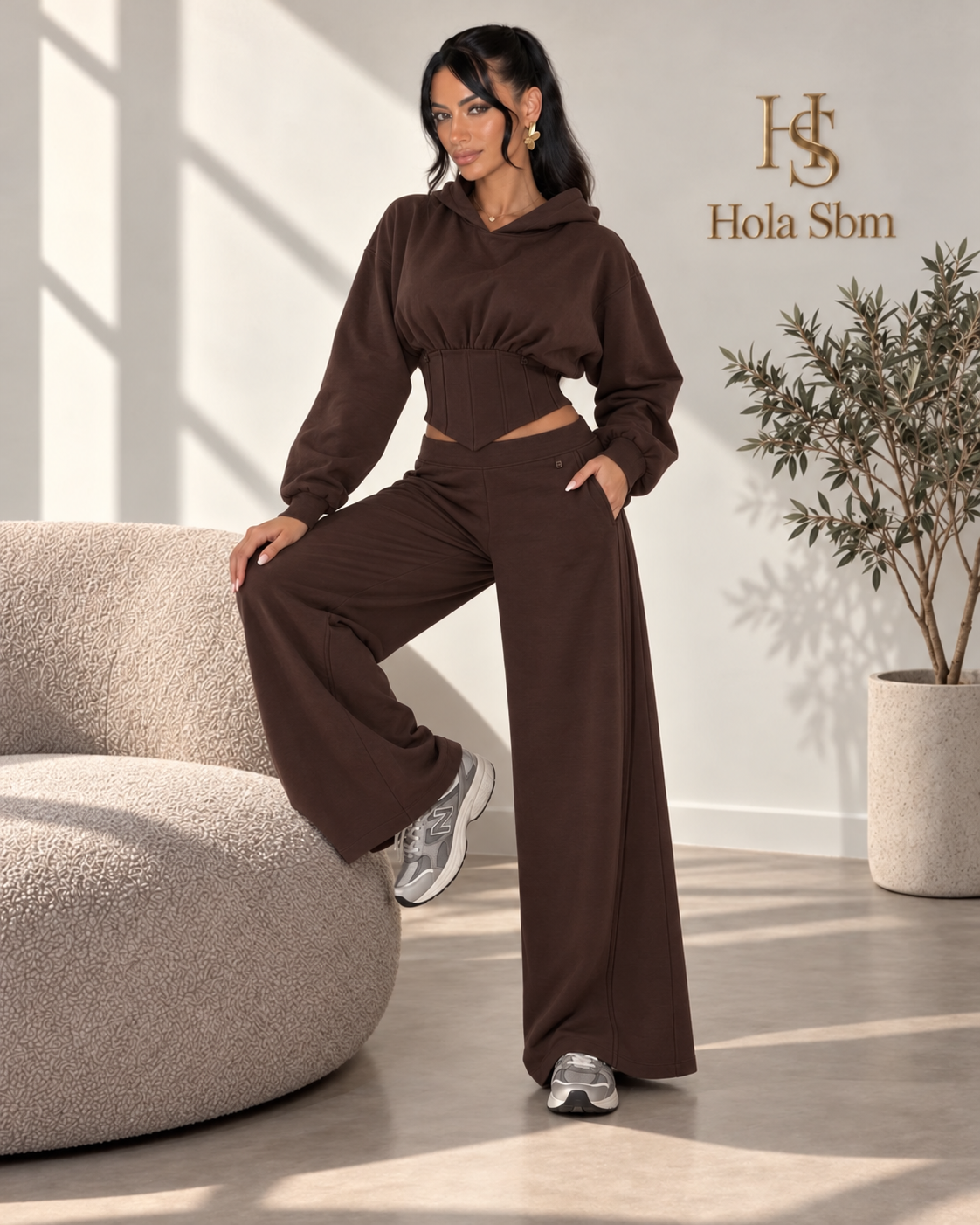 Coordset Vaelora - Marrone