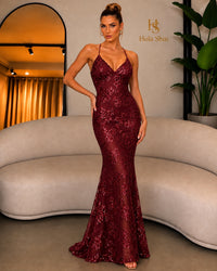 Dress Virelle bordeaux