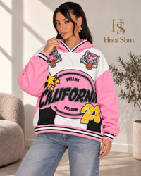 Felpa Rexton Rosa - vista frontale