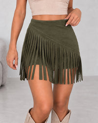 Gonna Erika verde militare