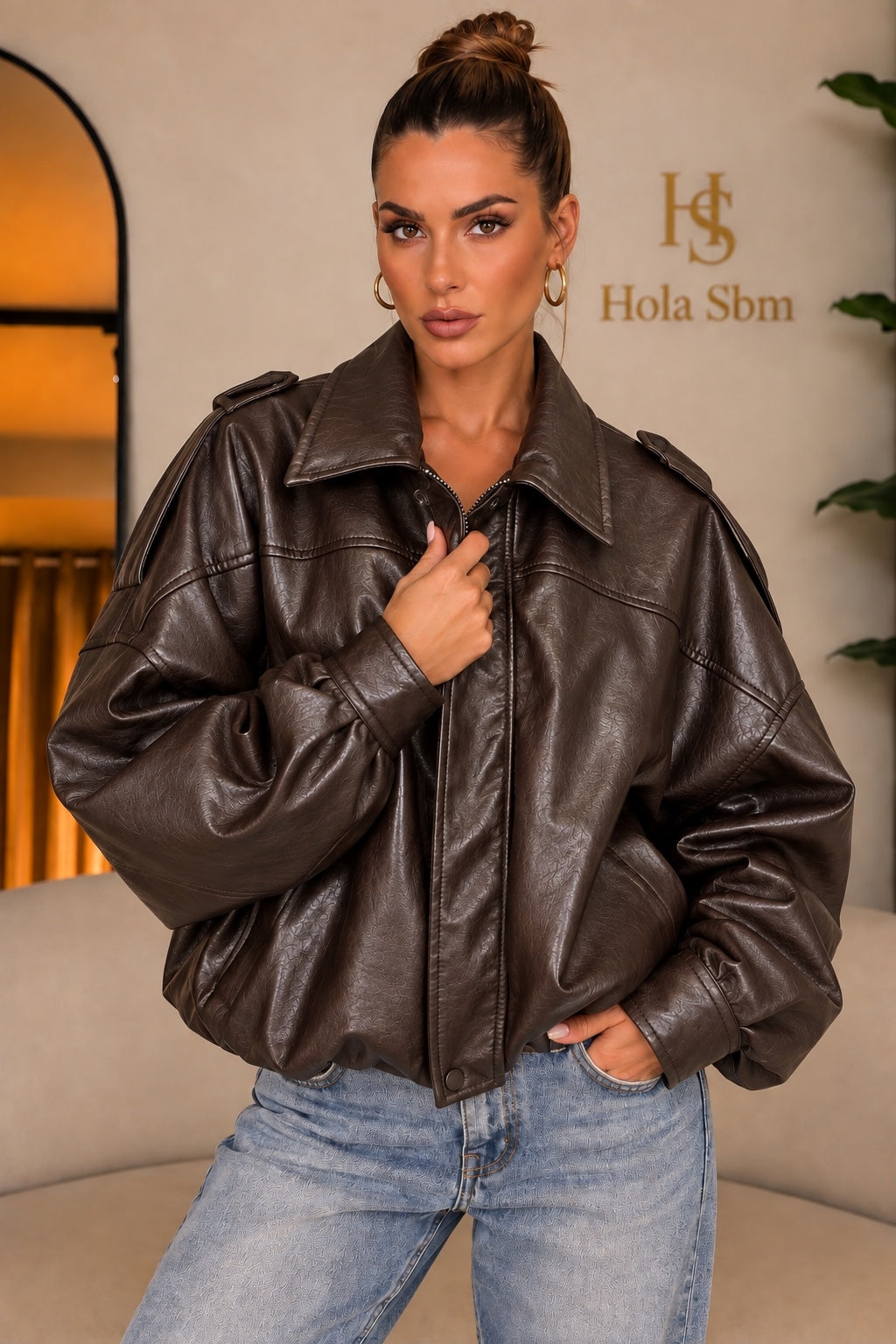 Jacket Èra marrone
