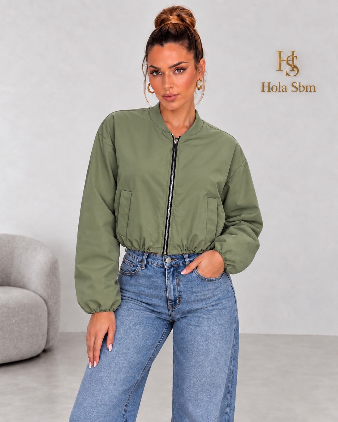 Jacket Rama verde