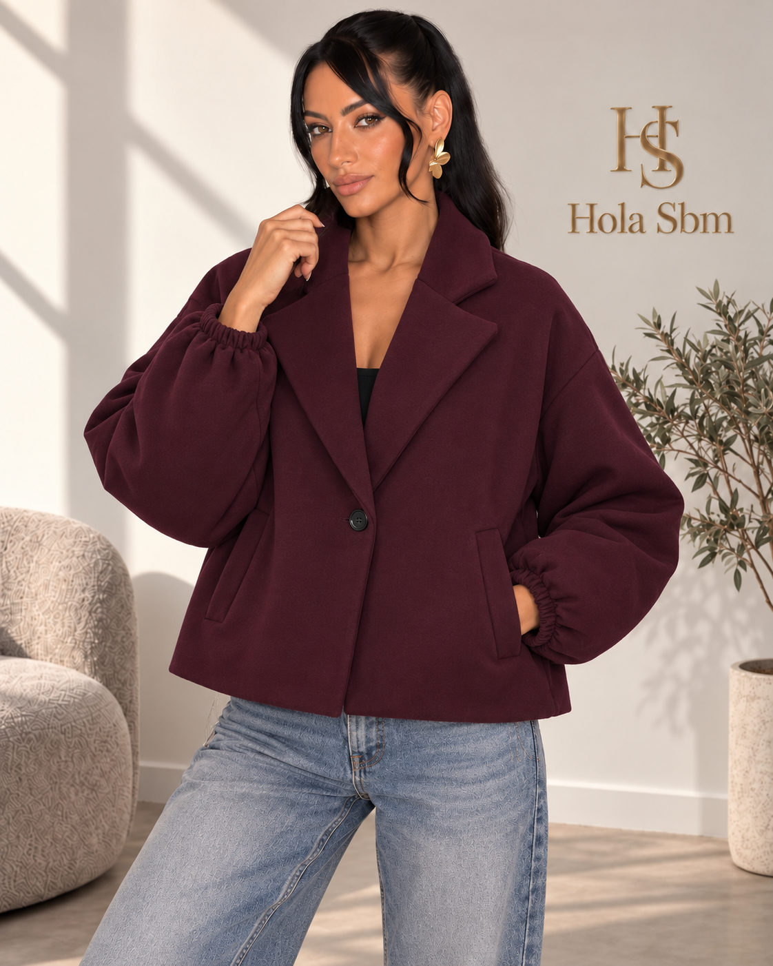Jacket Selka Bordeaux