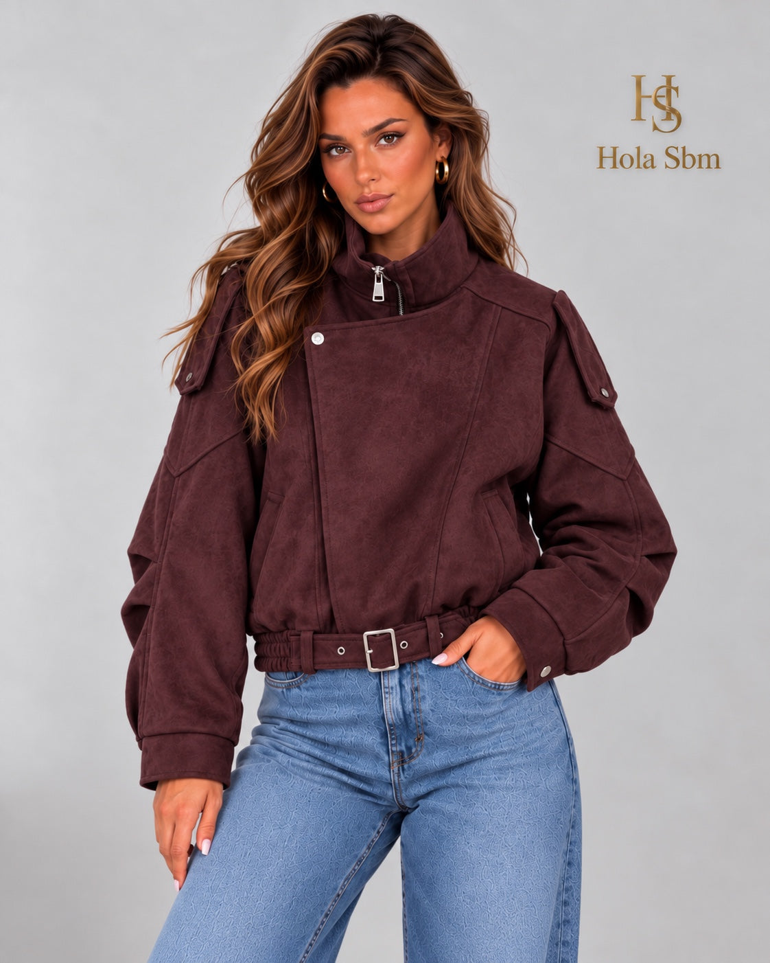 Jacket Terry bordeaux