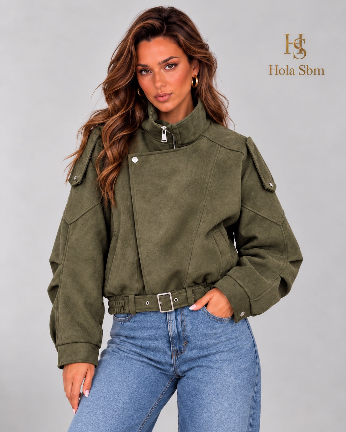 Jacket Terry verde militare