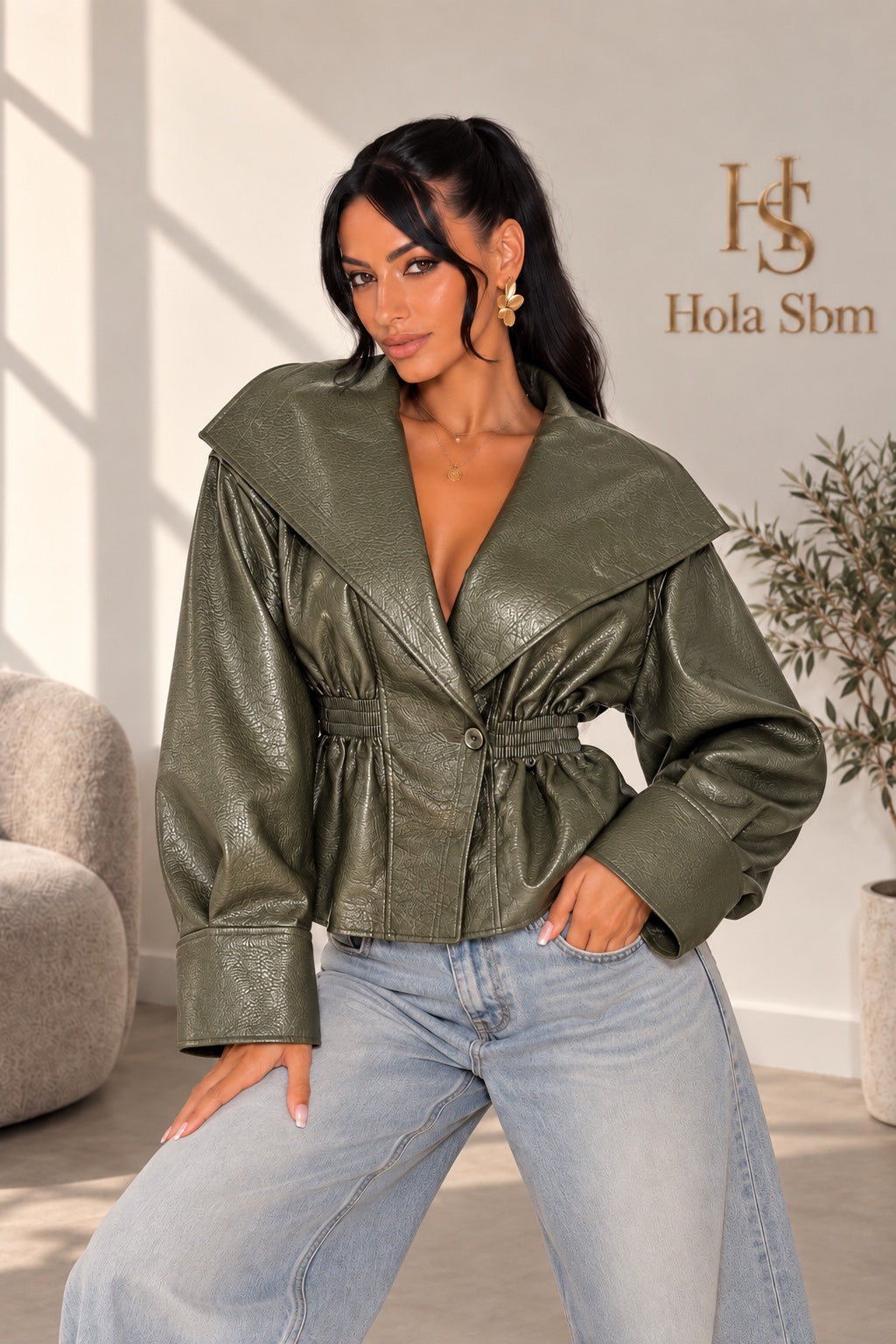 Jacket Ylia Verde oliva