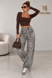 Jeans Karol grigio - look completo