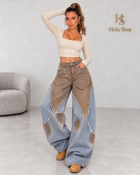 Jeans Uma marrone - look completo