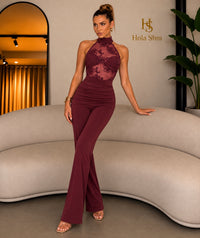 Jumpsuit Kohana bordeaux