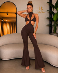 Jumpsuit Sonia testa di moro - vista frontale