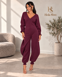 Jumpsuit Zarelia Bordeaux