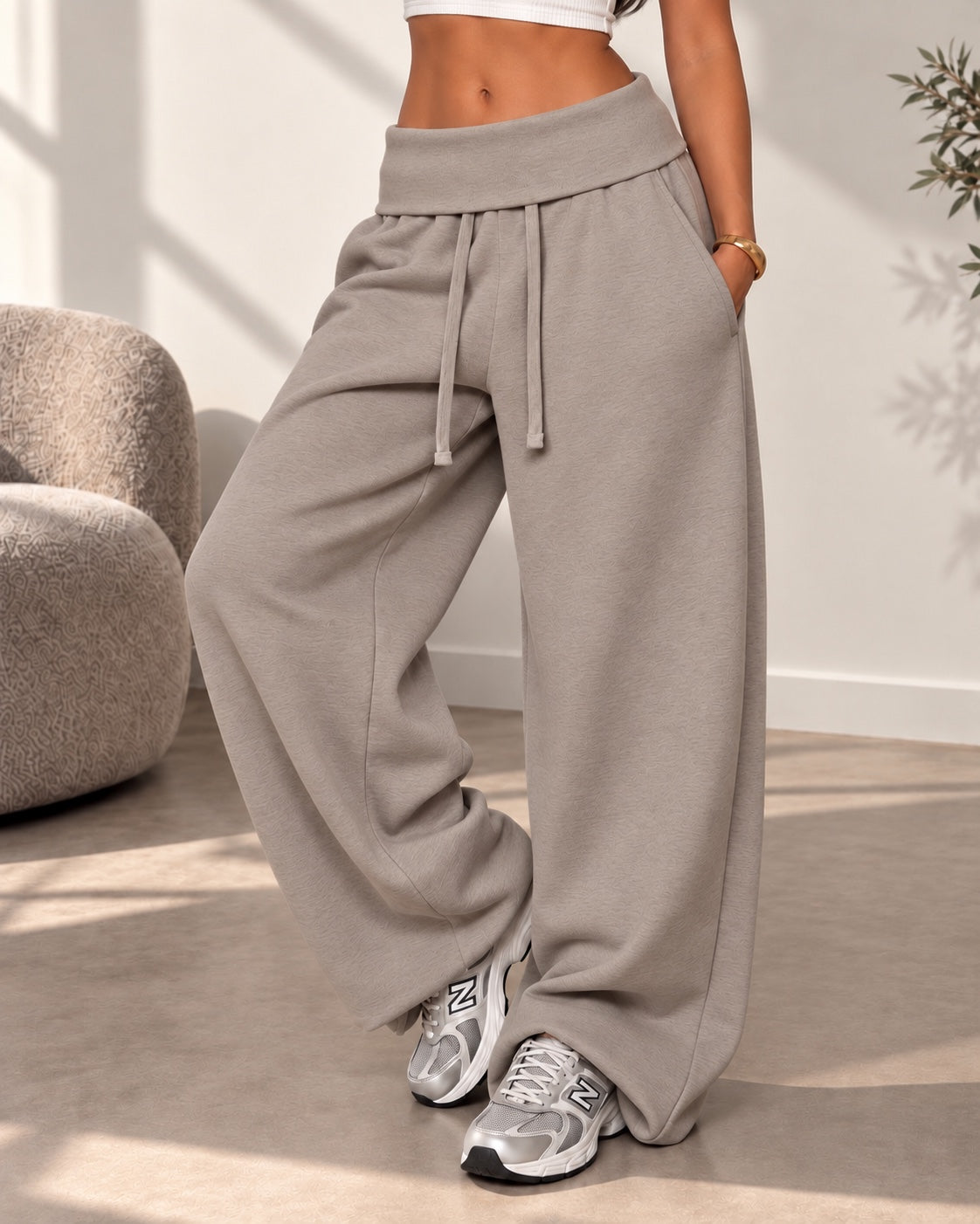 Pantalone Kelsya Tortora