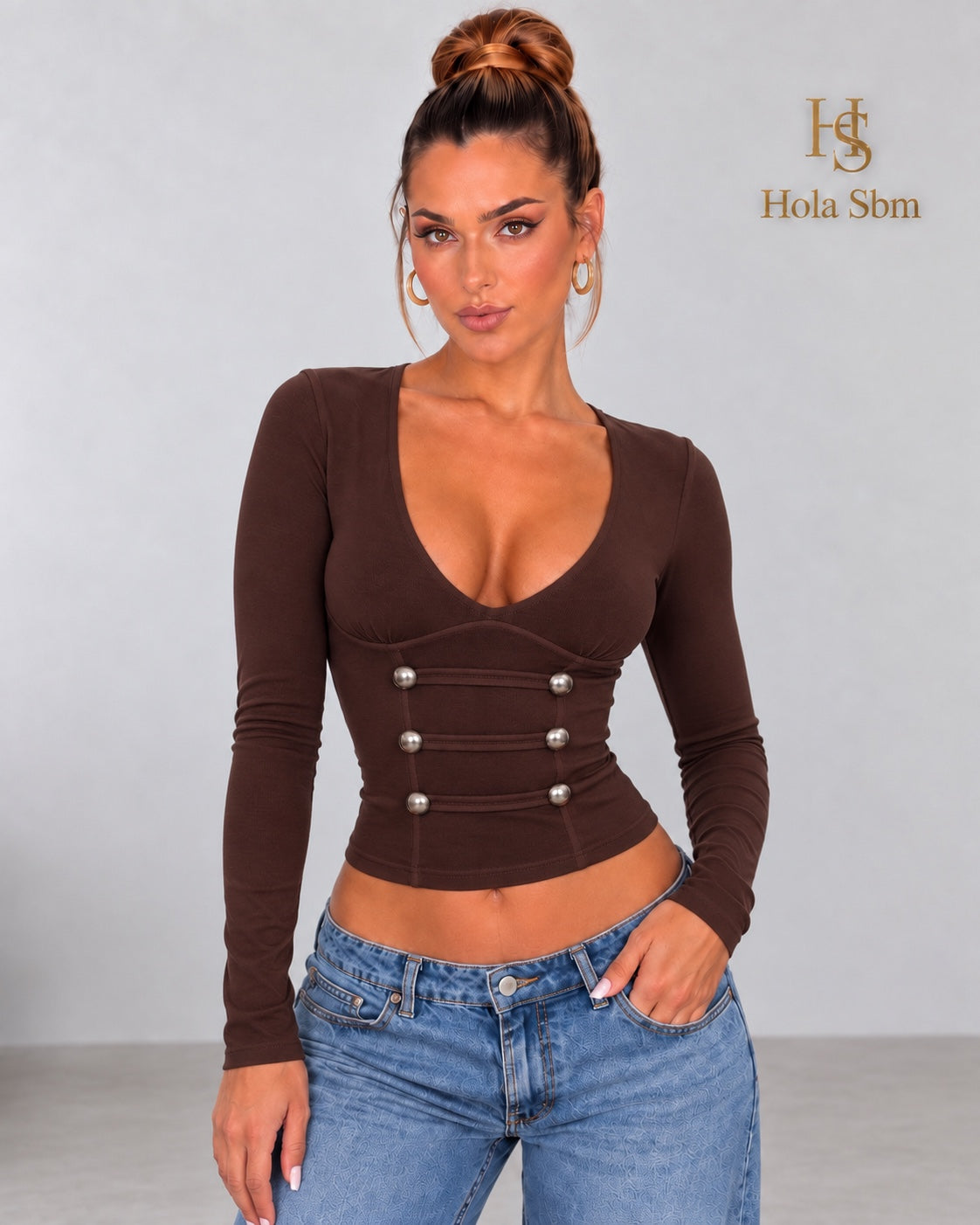 Maglia Amber testa di moro