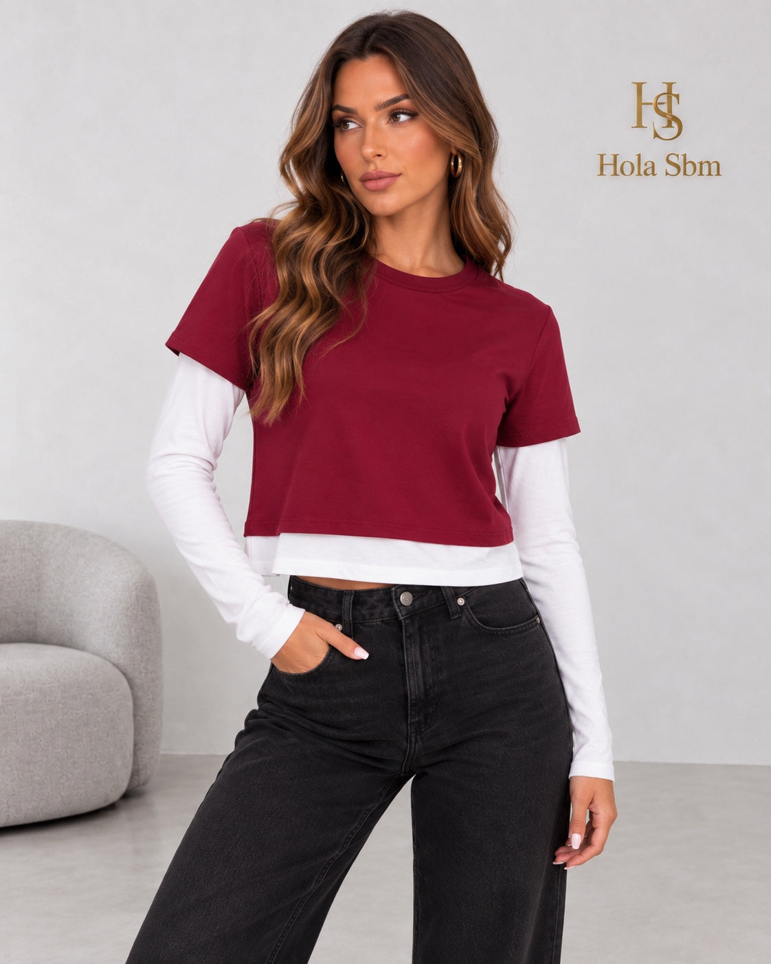 Maglia Carla Bordeaux