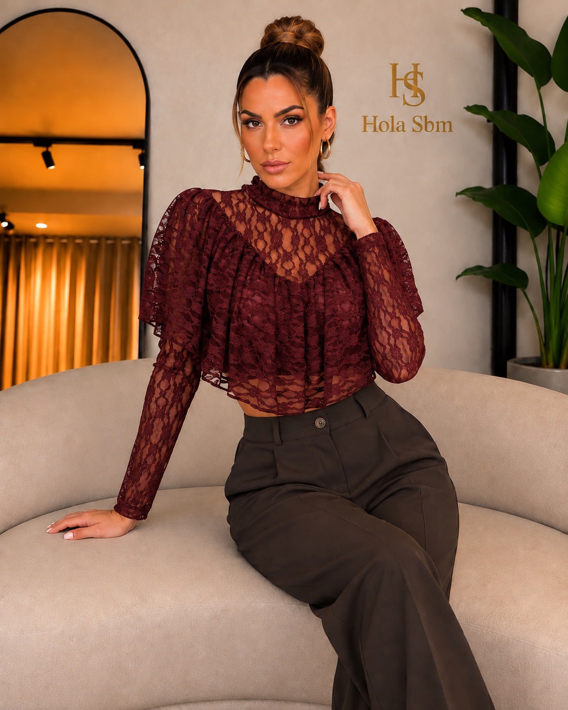 Maglia Greta bordeaux