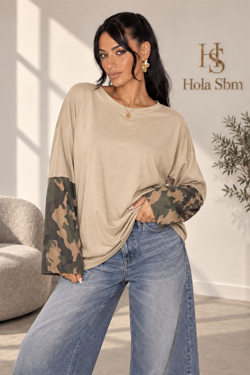 Maglia Mimetic beige